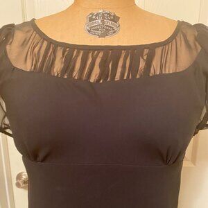 Chiffon Gown, black, size 14